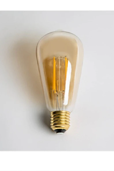 Cata 3 Adet 6w Amber Rustik Led Ampul E27 2700k Ct 4284 ürün görseli 1