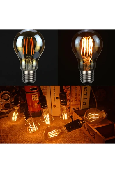 Cata Rustik Led Ampul Ct-4285 Amber Renk - Resim 3