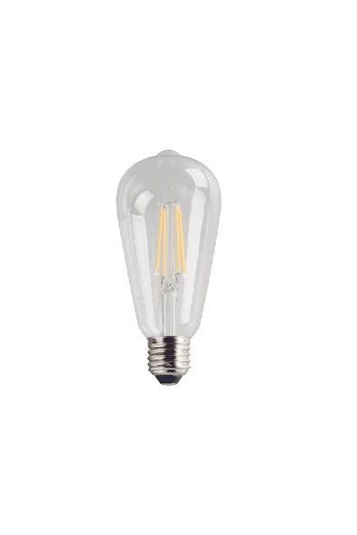 Cata Rustik Led Ampül Flamanlı Şeffaf 8w Beyaz Işık Ct-4353 ürün görseli 1