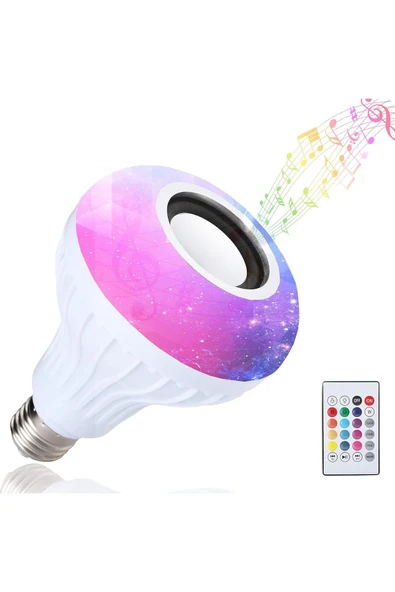 Helios 9W UZAKTAN KUMANDALI HOPARLÖR RGB LED AMPUL ürün görseli 1