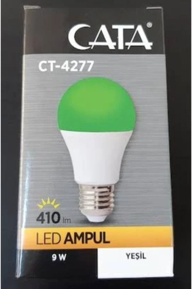 Cata Kırmızı Renk Led Ampul 9w E27 Duy Ct-4277 ürün görseli 1