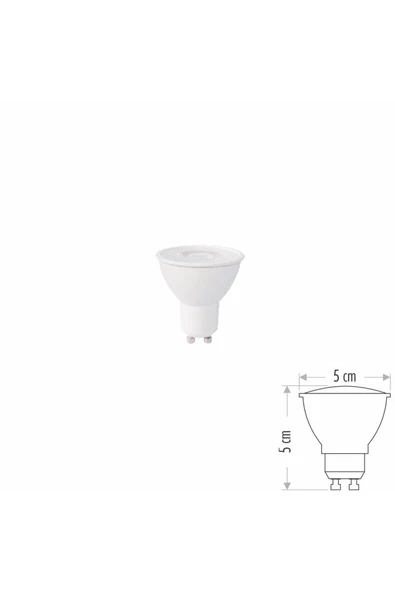 Cata 7 Watt Gu10 Duylu Led Çanak Ampul Ct-4215 3200k (gün Işığı) ürün görseli 1