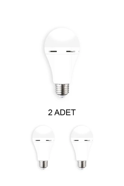 Cata Ct-4229 Şarjlı Led Ampul Beyaz 9w - 2’li Paket ürün görseli 1