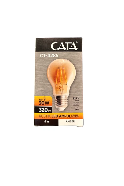 Cata 4W AMBER RUSTİK AMPUL CT-4285 - Resim 2