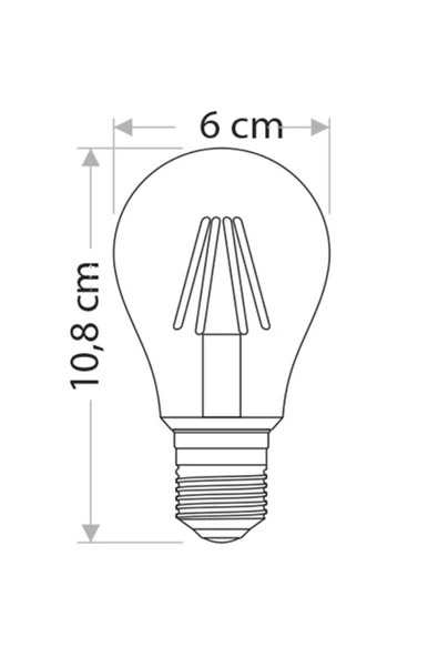 Cata Rustik Led Ampul Ct-4285 Amber Renk - Resim 2