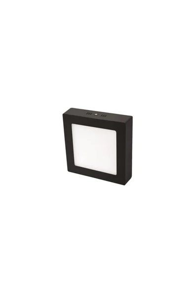 Cata Ct-5234s Siyah 18w Sıva Üstü Led Armatür Kare Beyaz ürün görseli 1