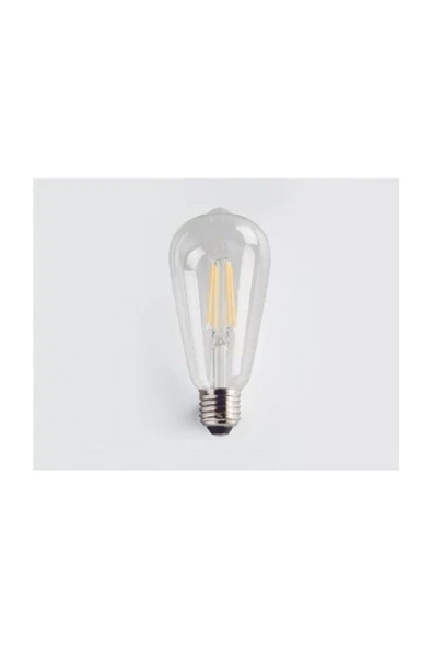 Cata 8w Flamanlı Led Rustik Dekoratif Ampul E-27 Duy Beyaz Işık ürün görseli 1