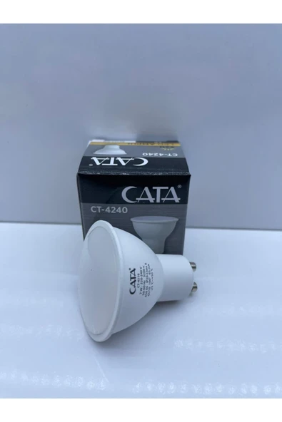 Cata Led Ampul 5w Gu10 Duylu Ct-4240 Beyaz Işık 320lm ürün görseli 1
