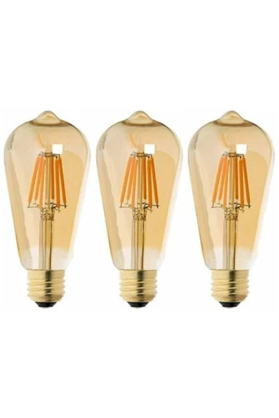 Cata Ct-4350 4w Rustik Led Ampul St64 ( E-27) - 3 Adet ürün görseli 1