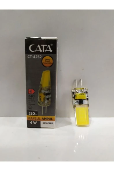 Cata Ct-4252 4w 12v Iğne Uçlu Kapsül Ampul (1 ADET) ürün görseli 1