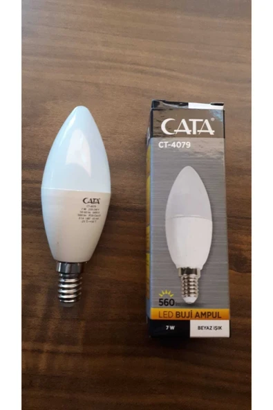 Cata Ct 4079 7w Led Bujı Ampul Beyaz ürün görseli 1