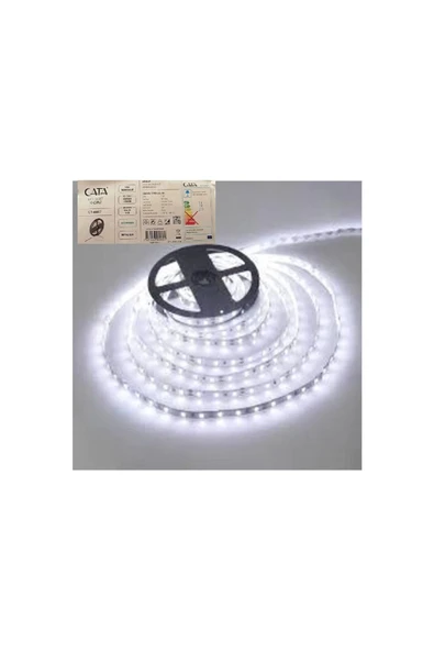 Cata 10 Metre (2 Paket) Ct-4480 Beyaz 10 Çip Şerit Led 12v (trafosuz Çalışmaz) ürün görseli 1