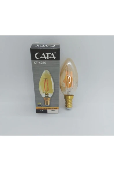 Cata Ct-4280 Amber E14 4w Led Ampül - Resim 3