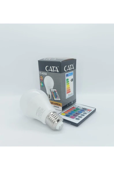 Cata 9 W Uzaktan Kumandalı Rgb Led Ampul ürün görseli 1