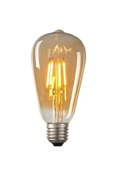 Cata Ct-4284 6w Amber Renk Rustik Led Ampul ( 3 Adet ) ürün görseli 1