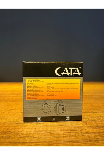 Cata CT9242 SIVA ALTI SENSÖR 360 DERECE MAX 600W - Resim 4