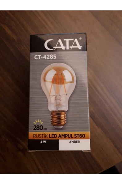 Cata Ct 4285 4w Rustık Led Ampul Amber - Resim 5