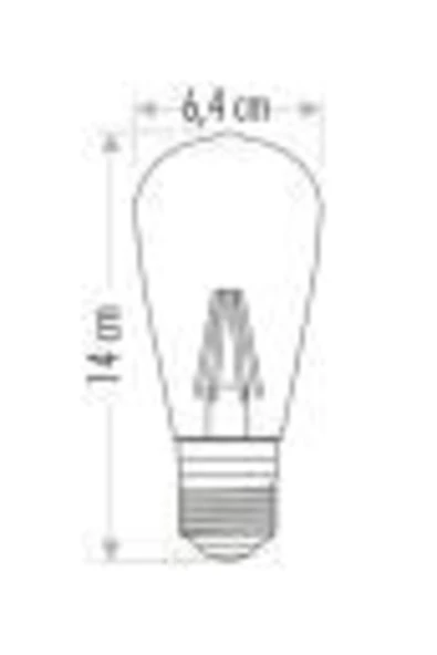 Cata Ct-4350 4w Rustik Led Ampul St64 ( E-27) - 3 Adet - Resim 5