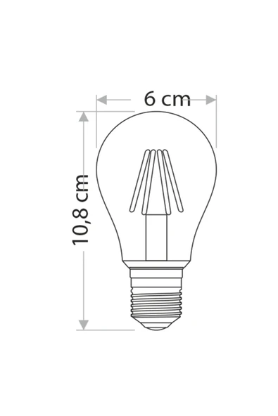 Cata 4 Watt Rustik Led Ampul Ct-4285 - Resim 4