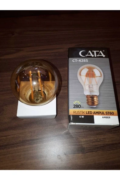 Cata Ct 4285 4w Rustık Led Ampul Amber - Resim 2