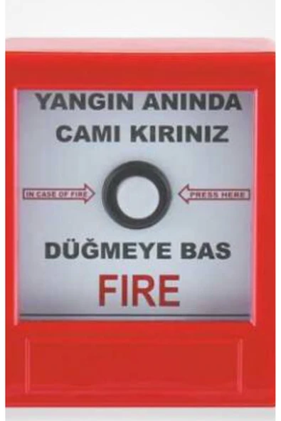 Selda Yangın Ikaz Ihbar Butonu Alarm Butonu 220v ürün görseli 1