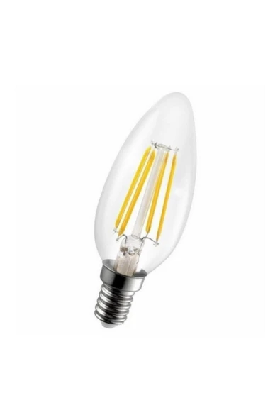 Cata Ct-4066 Edison Led Düz Buji 4w Gün Işığı 530lm Ampul ürün görseli 1
