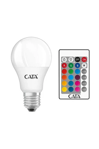 Cata Ct-4058 220 V Amber Alev Ampul 3 Fonksiyonlu Rgb Led Ampul ürün görseli 1