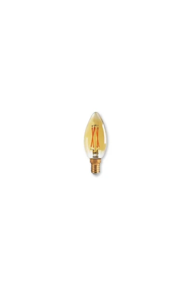 Cata 4 Watt Rustik Led Dekoratif Buji Ampul E-14 2700k Amber Rengi Ct-4280 ürün görseli 1