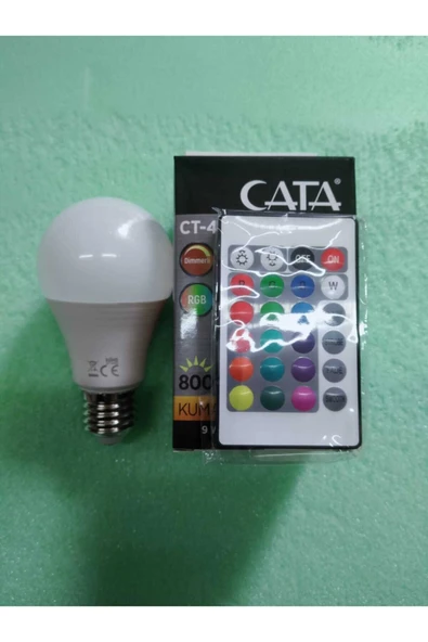 Cata Renkli Kumandalı Rgb Ampul ürün görseli 1