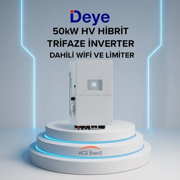 Lexron Deye 50kw Hibrit Trifaze İnvertör Hv ürün görseli 1