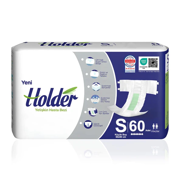 Holder Belbantlı Hasta Bezi S-Small Beden 60 Adet ürün görseli 1