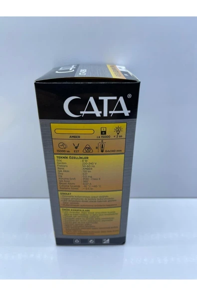 Cata Led Ampul 8w Rustik Ct-4290 Amber Renk - Resim 2