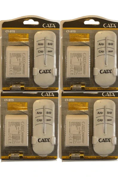 Cata CT-9115 3'lü Avize Kumandası (4 Adet) ürün görseli 1