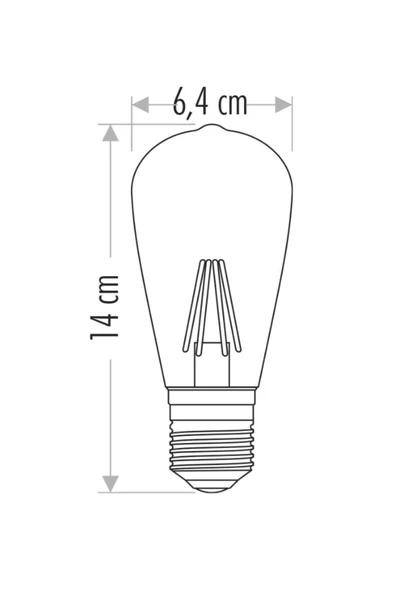 Cata Ct-4353 Rustik Led Ampul Beyaz Renk - Resim 4