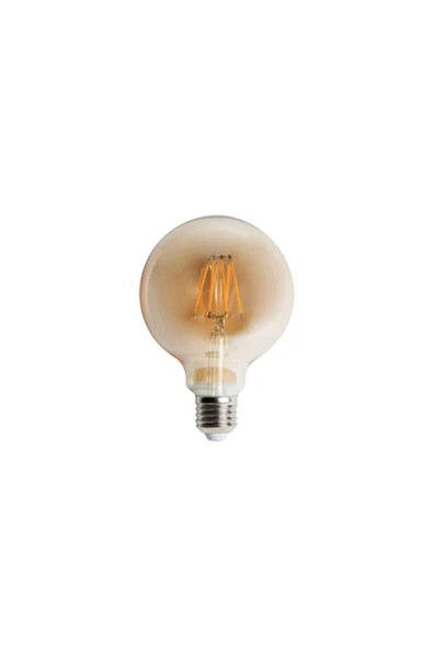 Cata 6 Watt Rustik Led G95 Glop Ampul 2700k Amber Rengi Ct-4286 ürün görseli 1