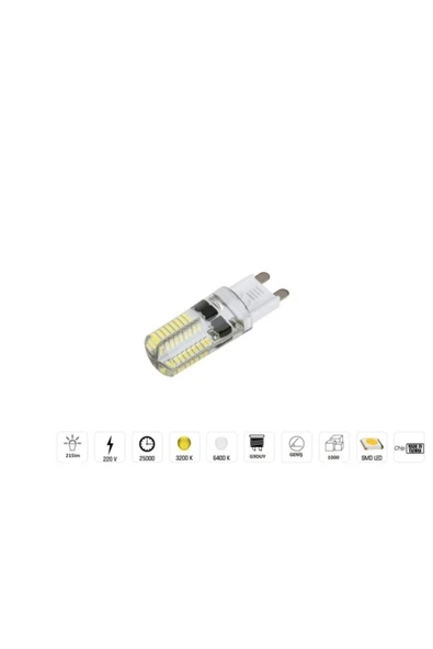 Cata Ct-4249 220v Geniş Açı Led Kapsül Ampul Beyaz ürün görseli 1
