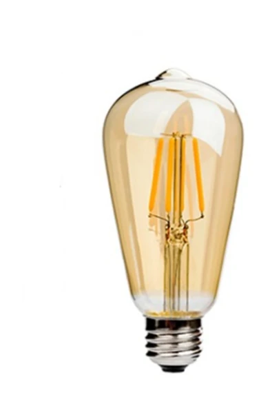 Cata 6 W Dimlenebilir Rustik Led Ampul Ct-4313 - Amber Renk ürün görseli 1