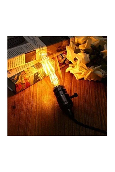 Cata Ct-4290 8w E27 2700k Sarı Led Rustik Ampul - Resim 4