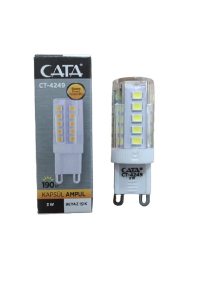 Cata 3w Beyaz Kapsül Led Ampul 220 V Geniş Açı ürün görseli 1
