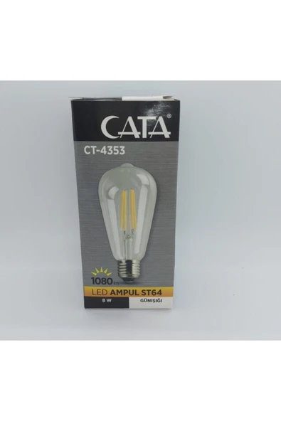 Cata Ct-4353 Rustik Led Ampul Günışığı Renk - Resim 3
