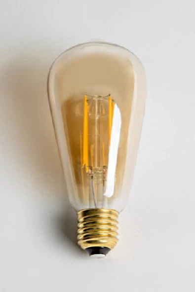 Cata 2 Adet 6w Amber Dimlenebilir Rustik Led Ampul 2700k E 27 Ct 4313 ürün görseli 1