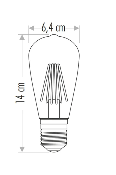 Cata Ct 4284 Rustik Led Ampul Amber - Resim 2