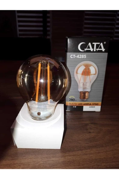 Cata Ct 4285 4w Rustık Led Ampul Amber - Resim 3