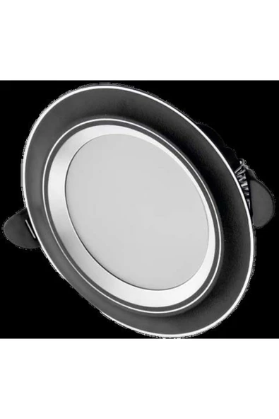 Cata CT-5258 6 WATT ZEBRA SİYAH-KROM KASA LED SPOT 3 RENK(3200K-4000K-6400K) ürün görseli 1