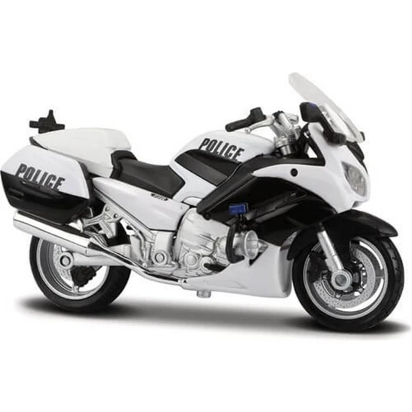 NessiWorld 1:18 Polis Motorsikleti - Resim 4