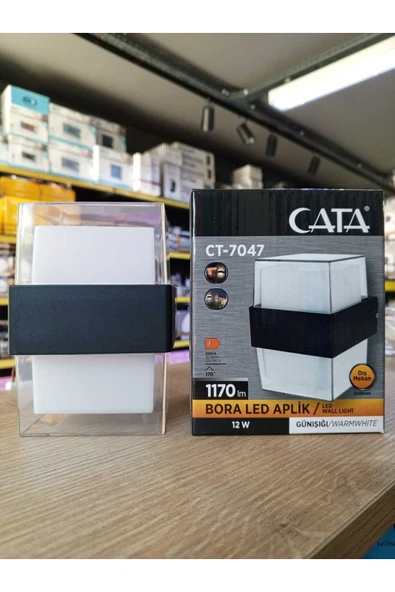 Cata Ct-7047 Çift Yönlü Prizma Bora Led Aplik 10w Gün Işığı 3200k Iç Mekan Ve Dış Mekan ürün görseli 1