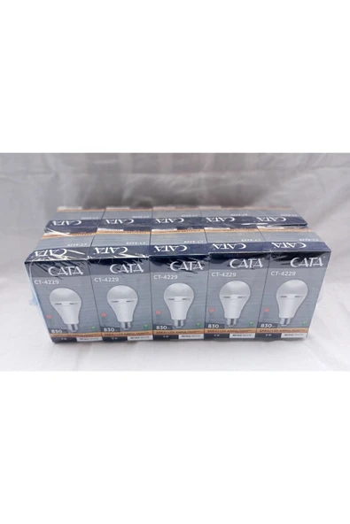 Cata Şarjlı Led Ampül Ct-4229 (10 ADET) - Resim 6
