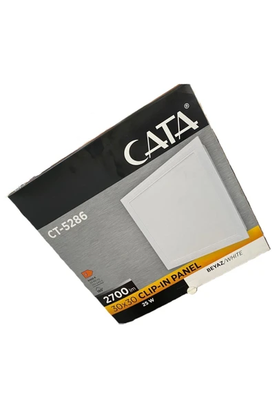Cata Ct-5286 25 Watt Klipin Led Panel 30x30 Beyaz Işık ürün görseli 1