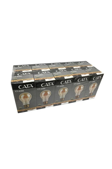 Cata Rustik Led Ampul Ct-4285 - Amber Renk 10 Lu Paket ürün görseli 1
