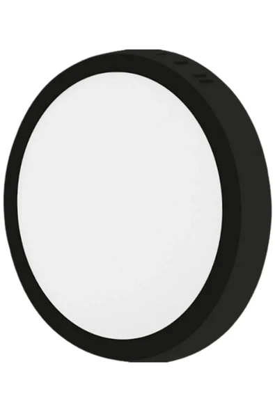 Cata CT-5235 18W Panel LED Armatür Siyah Yulvarlak Sıva Üstü Metal Kasa Beyaz Işık 6400K ürün görseli 1